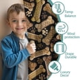 thumbnail image 3 of Blackout Kids Curtains,Dog Bones and Dog Footprints Childrens Insulated Curtains Set Of 2,Bedroom Essentials,Toddler Room Decor 42x63in(106x160cm), 3 of 4