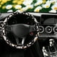thumbnail image 4 of Funda para volante de coche Antideslizante con estampado de margaritas Protector de volante sin anillo interior Universal 37-38cm Juego de fundas de volante suaves y transpirables para Auto Trucks SUV, 4 of 11