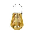 thumbnail image 2 of JingChun Solar Powered Hand Woven Bamboos Hanging Lantern Bamboos Decorative Ambiance Light Garden Decoration Light, 2 of 6