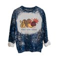 thumbnail image 2 of Mode Jour de L'action de Grâce Manches Longues Femmes Sweatshirts Imprimés Tops, 2 of 6