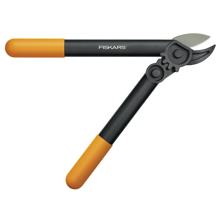 Fiskars Black/Orange Power Gear Softgrip Bypass Pruner 10 inch