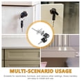 thumbnail image 4 of 2PCS Drawer Lock: Cabinet Locks with Keys Metal Desk Locks File Cabinet Lock for Wardrobe Furniture Locker Showcase with 4 Key, 4 of 7