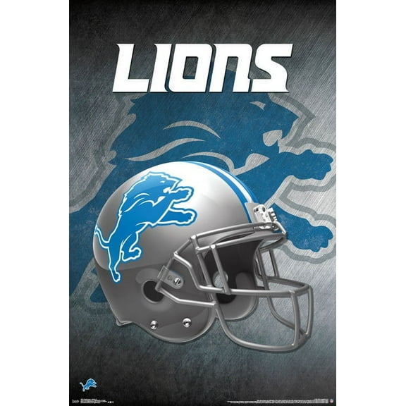 Detroit Lions - Helmet Poster Print (22 x 34)