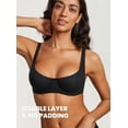 thumbnail image 3 of Women's Unlined Balconette Bra Underwire Supportive Plus Size Bras, 3 of 6