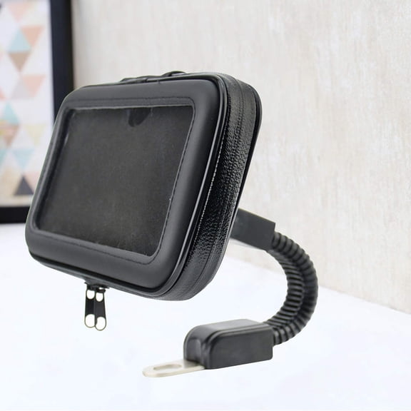 WHAMVOX  Handlebar Phone Mount Waterproof Holder for Bicycle Bike Bag Black