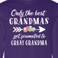 thumbnail image 4 of Inktastic Only the Best Grandmas Get Promoted to Great Grandma Long Sleeve T-Shirt, 4 of 5