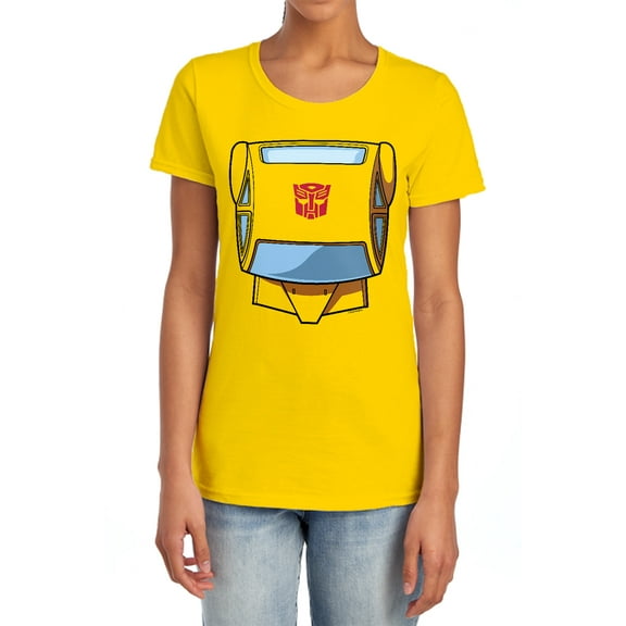 Transformers Bumblebee Costume Women's T Shirt (Small) Yellow
