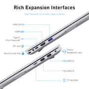 Auusda 15.6 Laptop, Win11 Pro 32GB RAM 1TB SSD, 3050E CPU Home Student Notebook Computer, Backlight, Fingerprint, Silver