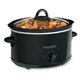thumbnail image 1 of Crock-Pot - Olla de cocción lenta manual redonda de 3 cuartos de galón, Manual, Negro, 3.78 litros, 1, 1 of 3