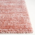 thumbnail image 4 of SAFAVIEH Tahoe Trudi Distressed Shag Area Rug, Pink/Ivory, 6'7" x 6'7" Square, 4 of 8