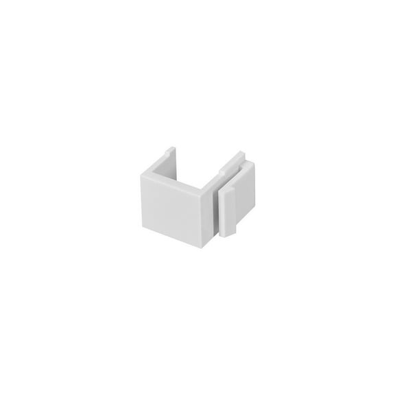 Monoprice Blank Insert For Wall Plate - White | 10Pcs/Pack