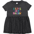 thumbnail image 3 of Inktastic I Love My Mamaw Cute Granddaughter Girls Baby Dress, 3 of 5