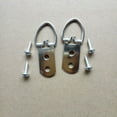 thumbnail image 5 of IDEANATEGRATE 50Pcs Picture Frame Wall Hooks Metal D Rings for Hobbyists 11.8x0.63x0.2in, 5 of 8