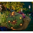 thumbnail image 2 of Garden Statue Snail Figurine - Solar Powered Resin Animal Sculpture, Indoor Outdoor Decorations, Patio Lawn Yard Art Ornaments, 2 of 6