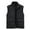 Black, variant on Aueoeo Men's Casual Vests Turn Down Collar Plus Size Spring Waistcoat Multi Pocket Full Zipper Outerwear Winter Coats for Men
