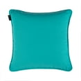 thumbnail image 3 of SAFAVIEH Nima 18" x 18" Tropical Plush Pillow, Blue/Gold, 3 of 5