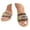 Multicolour, variant on HNMKIU Platform Sandals Summer Flat Slide Style for Women Breathable Woven Fabric Casual Beach Slides with Sole for Indoor Outdoor Comfort Summer Shoes Black,6
