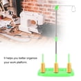 thumbnail image 4 of Thread Spool Holder Stand, Saving Time Embroidery Thread Holder Can Hold 15 Bobbins  For Sewing Machines For Household Green, 4 of 8