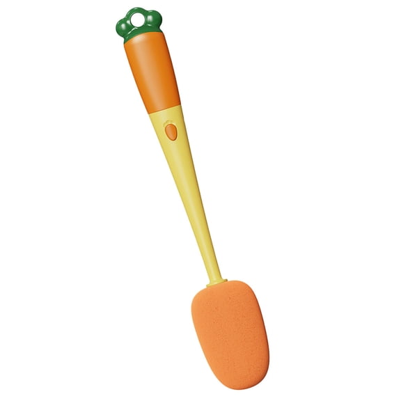 Liquid Carrot Brush Sponge Material Cup Mouth Cleaning Baby