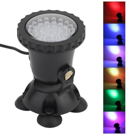Aquarium LED Lighting Multicolor 36 LED Underwater Spot Light For Water Aquarium Garden Pond Fish Tank Landscape Lamp