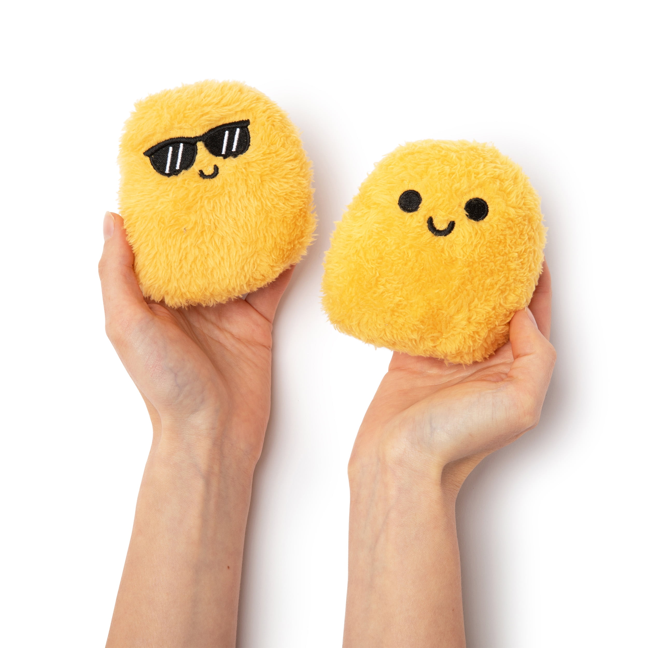 Emotional Support Pals Nuggets, 5 Chicken Nugget Plush Toys with Carrying Basket, Cute Food Plush Gift