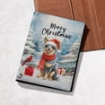 thumbnail image 5 of Merry Christmas Australian Cattle Dog Enjoys Woofmas Winter Xmas Holiday Travel Passport Wallet Heeler Lover Gifts PU Leather Passport Holder Cover - 02022, 5 of 5
