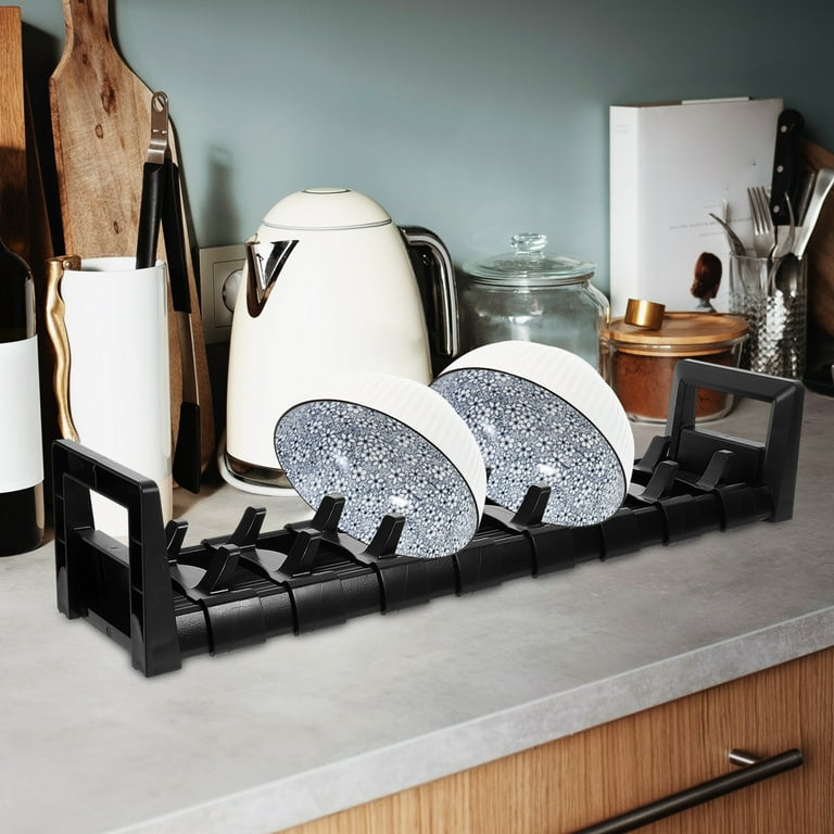 Kitchen Cabinets Dish Holder for Countertop Plate Holders Cupboards Tableware Dishes Aluminum Alloy