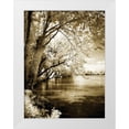thumbnail image 3 of Alan Hausenflock 25x32 White Modern Wood Framed Wall Art Titled - Spring on the River I, 3 of 5