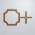 thumbnail image 5 of Ekena Millwork 12 7/8"W x 7 3/8"H x 1/4"T Extra Small Bradley Decorative Fretwork Wood Wall Panels, Walnut, 5 of 14