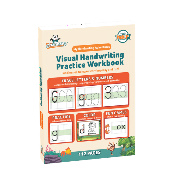 My Handwriting Adventures- Visual Handwriting Practice & Activity Workbook- Fun Themes to Make Learning Easy & Fun, Pre K- K