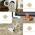 thumbnail image 7 of Washable Area Rugs for Living Room 6x9 Neutral Vintage Distressed Floral Boho Soft Floor Rug Indoor Non Slip Carpet for Bedroom Camel, 7 of 7
