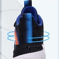 thumbnail image 4 of TIREOW Kids Boys Shoes Running School Basketball Shoes Casual Sports Lightweight Breathable Sport High Top Non Slip Padded Lace up Sport Shoes Sneakers, 4 of 7