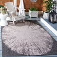 thumbnail image 2 of SAFAVIEH Courtyard Jaymz Radiant Indoor/Outdoor Area Rug, Beige/Black, 6'7" x 6'7" Square, 2 of 12