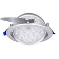 thumbnail image 2 of Estevez Spot LED Dirigible 12W CCT Switch Ø137 mm, Modelo Dots CCT, Color Plata, 2 of 9