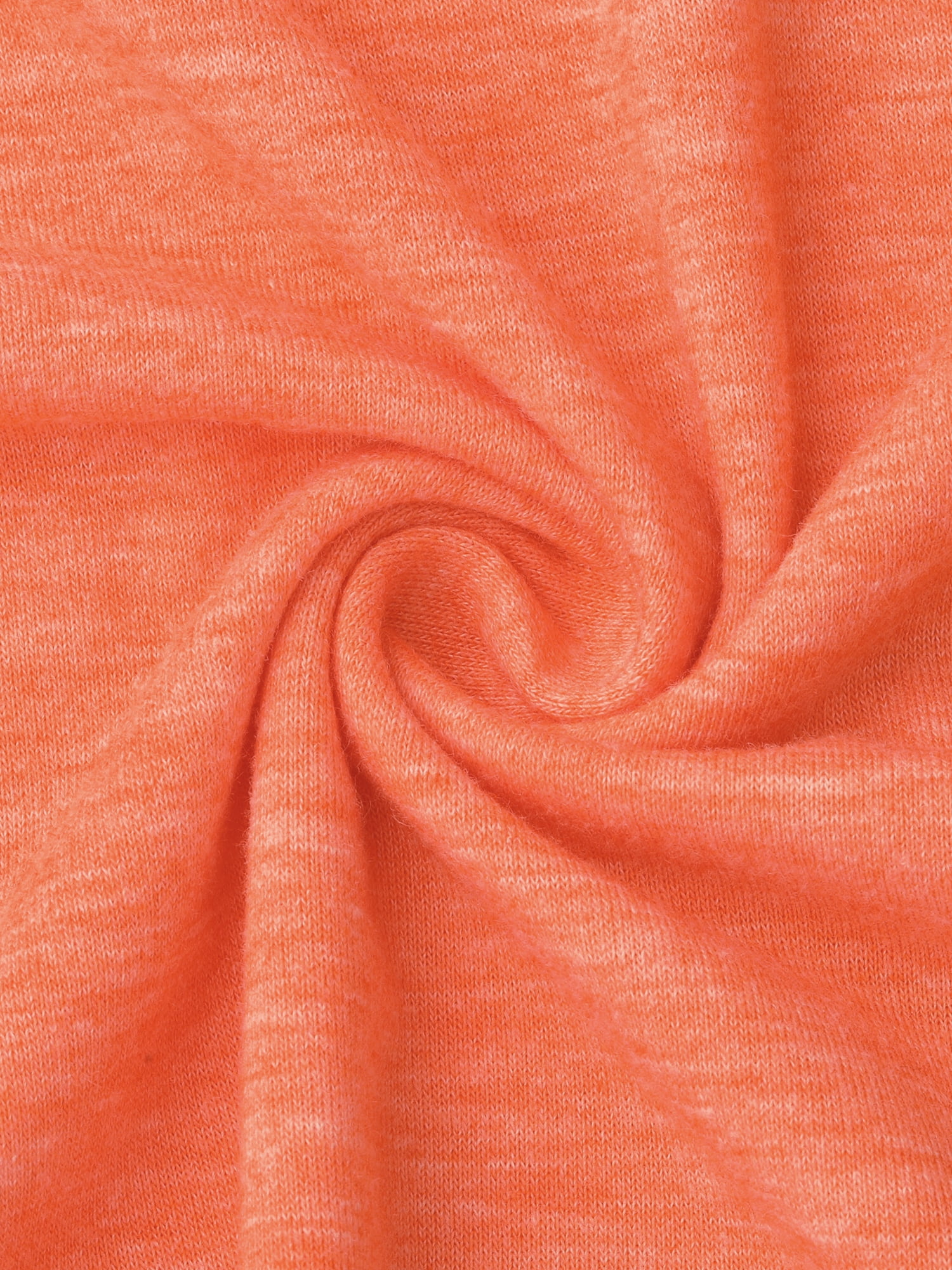 DARING DIVA Women's Soft V Neck Sleepshirts Comfy Oversized Nightshirt XL Orange