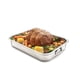 thumbnail image 3 of Roasting Pan Stainless steel Roasting pan Turkey Roasting pan with grill Rectangular grill suitable for Turkey, roast chicken, 3 of 5