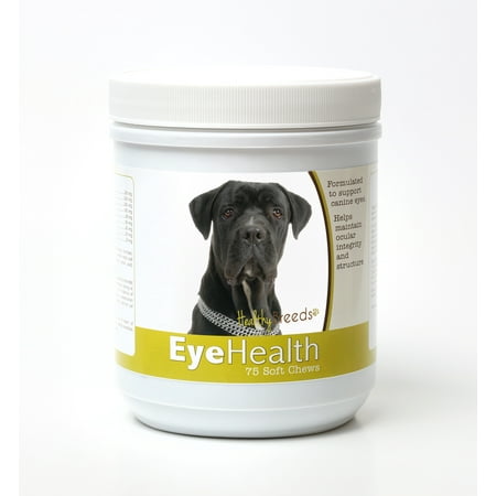 Healthy Breeds Dog Eye Health Support Soft Chews For Cane Corso 75 Count