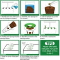 thumbnail image 6 of Hydroponic Pods for Aerogarden - Seed Starter Grow Sponges Sprout kit for Grow Anything with Plant Food, Growing Sponge, Plant Basket, Compatible with Most Indoor System-349pcs, 6 of 8
