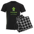 thumbnail image 6 of CafePress - Awesome_Lime Men's Dark Pajamas - Men's Dark Loose Fit Cotton Pajama Set, 6 of 7