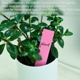 thumbnail image 5 of Unique Bargains PVC Plant Label Stakes 10 x 2cm Water Resistant for Garden Tag Pink 100 Pack, 5 of 5
