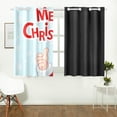 thumbnail image 3 of Mkhert Santa Claus Blackout Window Curtain Kitchen Curtain 26X39 Inch, 2 Panels, 3 of 3
