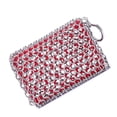 thumbnail image 3 of Injueey Limpiador de ollas, fregador cuadrado de acero inoxidable, herramientas para fregar, utensilios de cocina, herramienta de fregado, accesorio de Suministros de limpieza para el hogar Rojo Injueey HA026581-02, 3 of 6