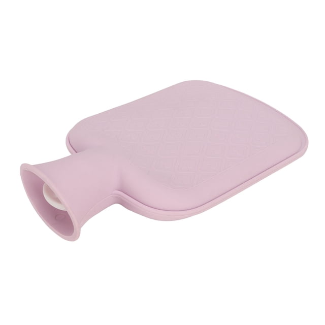 Sac d'Eau Chaude Mignon, Sac d'Eau Chaude Mignon 800ml Épais Résistant à l'Explosion Micro-Ondes Résistant à Basse Température Doux pour la Randonnée Violet, Bleu