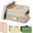 Beige&Khaki, variant on GYA Greeting Card Organizer Box with 20 Removable Dividers, 84 Labels, Foldable Storage Box Great for Greeting Cards, Photos, Envelopes, Stickers, Postcards, Beige&Khaki