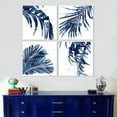 thumbnail image 2 of Natural Picture Leaf Artwork Paintings: Palm Leaves Graphic Art Print on Canva Set for Bedroom (16" W x 16" H x 4 PCS, Multi-Sized), 2 of 6