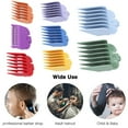 thumbnail image 3 of POINTERTECK Professional 8 Color Hair Clipper Guide Combs Clipper Guard Combs Attachment #3170-400- 1/8” to 1 -Great Fits for Professional Most Hair Clippers Beard Trimmer, 3 of 7