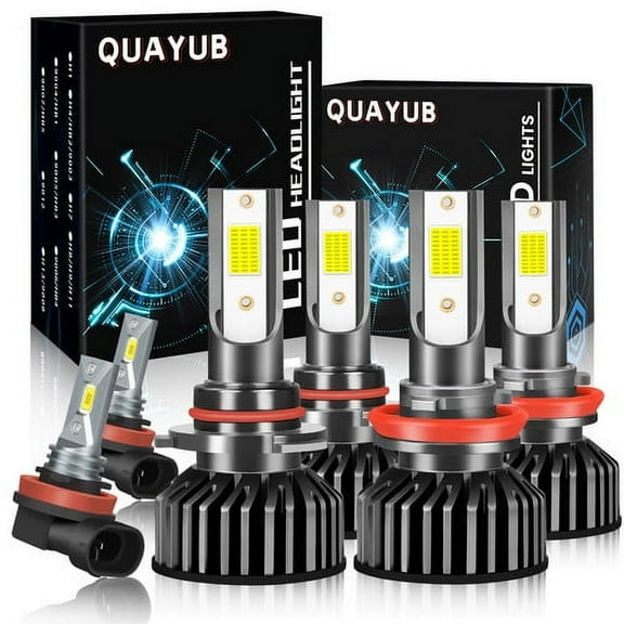 For 2019-2021 Ram 1500 2500 3500 Combo LED Headlight Hi-Low Fog Light Bulbs Kit