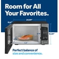 thumbnail image 4 of Horno microondas GE GCST20S1WBB, capacidad de 1200 vatios, cúbico, 8 configuraciones de cocción automática, elementos esenciales de cocina para encimera, dormitorio o apartamento, negro, tecnología de, 4 of 5