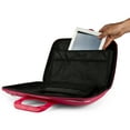 thumbnail image 4 of SUMACLIFE Cady Universal Tablet, eReader, Netbook, Laptop Hard Faux Leather Carrying / Shoulder Suit Case fits 13, 13.3, 14, 14.1 inch, 4 of 7