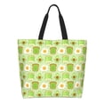 thumbnail image 1 of Balery Avocado And Toast Bolsa Tote Estilo Estético con Cremalleras, Bolsa de Hombro, Bolsa de Compras Grande y Plegable, 1 of 8